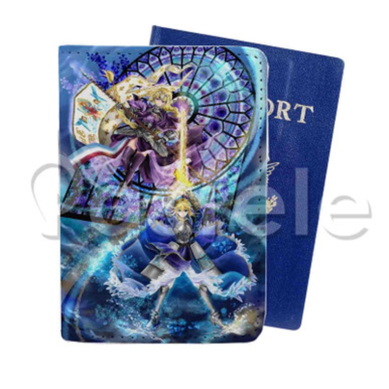 Zero Fate Apocrypha Custom PU Leather Passport Travel Baggage Tag Cover