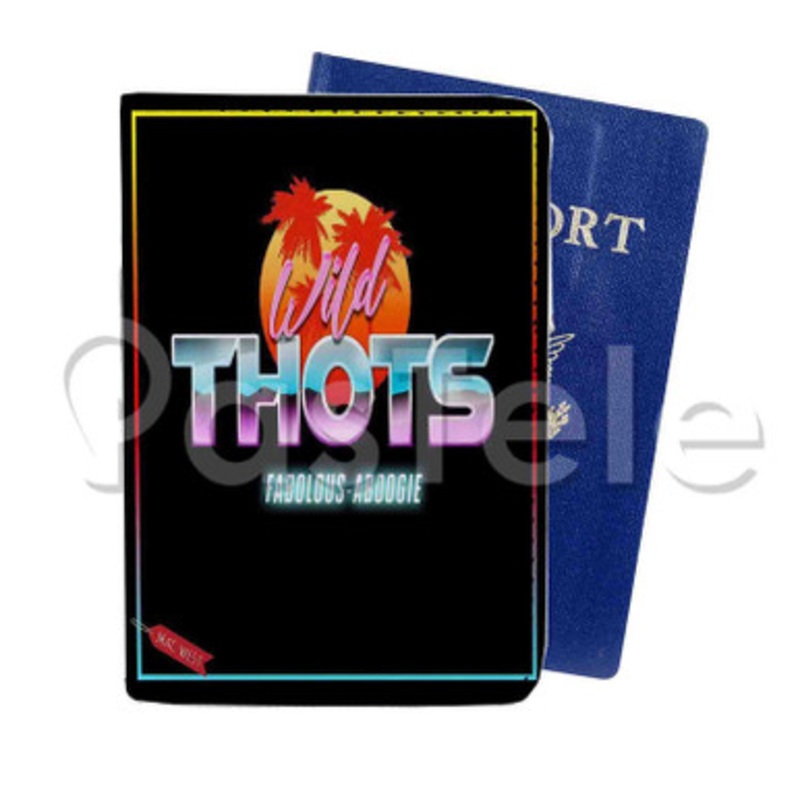 A Boogie Wit Da Hoodie Feat Fabolous Wild Thots Custom PU Leather Passport Travel Baggage Tag Cover