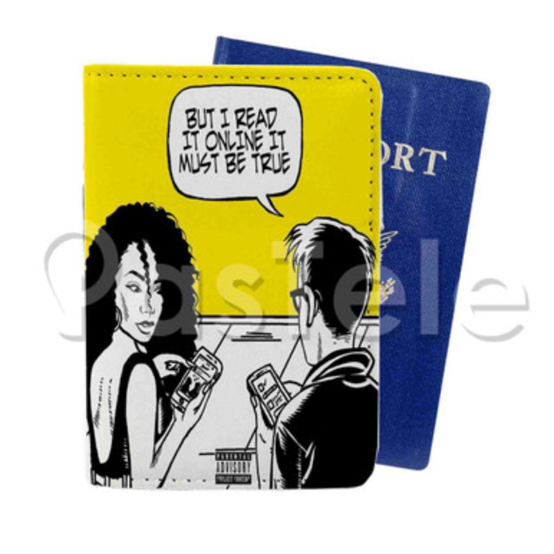 Big Sean Bounce Back Custom PU Leather Passport Travel Baggage Cover