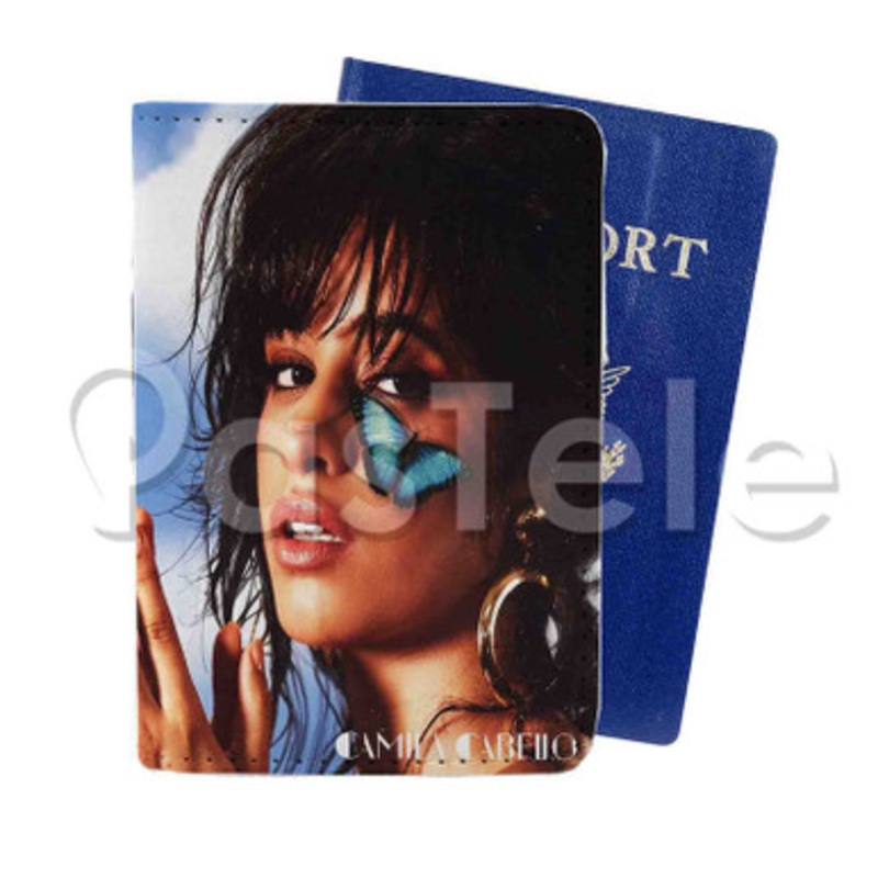 Camila Cabello 3 Custom PU Leather Passport Travel Baggage Tag Cover