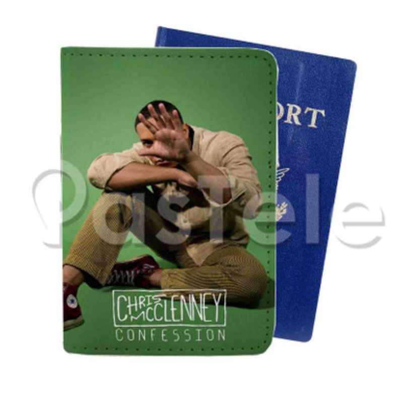 Confession Chris Mc Clenney Custom PU Leather Passport Travel Baggage Tag Cover