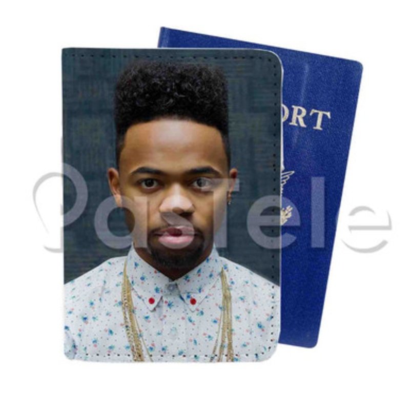 Devvon Terrell Custom PU Leather Passport Travel Baggage Cover