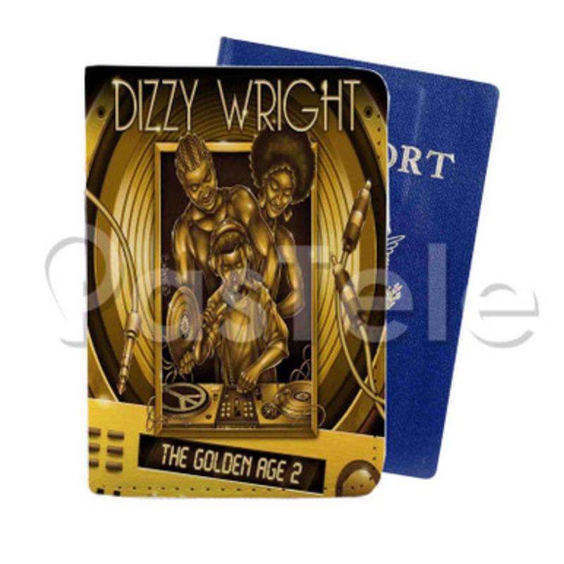 Dizzy Wright JOB Custom PU Leather Passport Travel Baggage Tag Cover