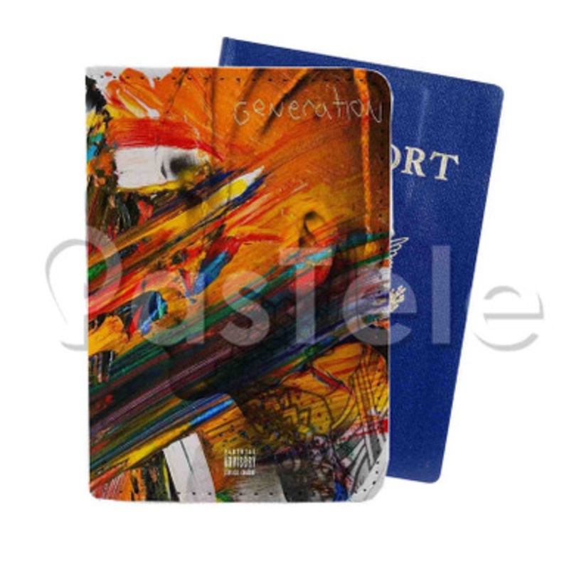 Economics Caskey Custom PU Leather Passport Travel Baggage Tag Cover