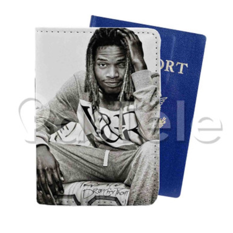 Fetty Wap Custom PU Leather Passport Travel Baggage Tag Cover