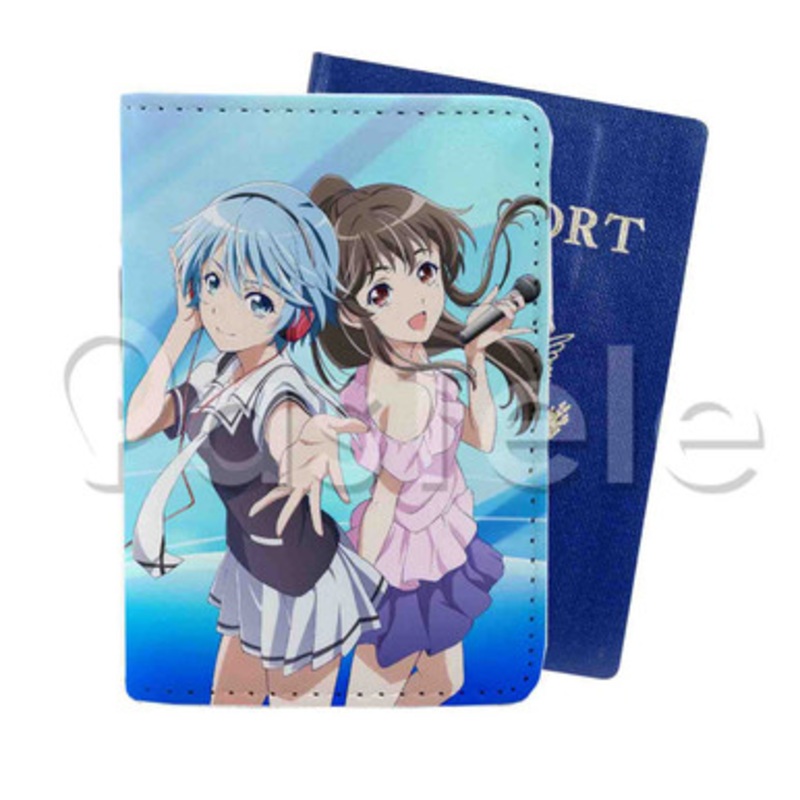Fuuka 2 Custom PU Leather Passport Travel Baggage Cover