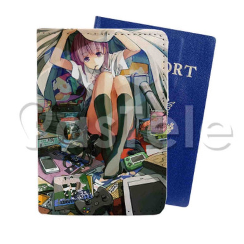 Gamers Custom PU Leather Passport Travel Baggage Tag Cover