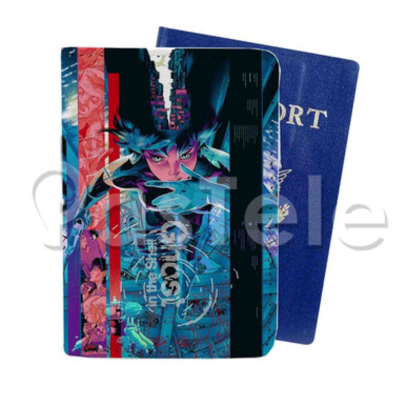 Ghost in the Shell Custom PU Leather Passport Travel Baggage Cover