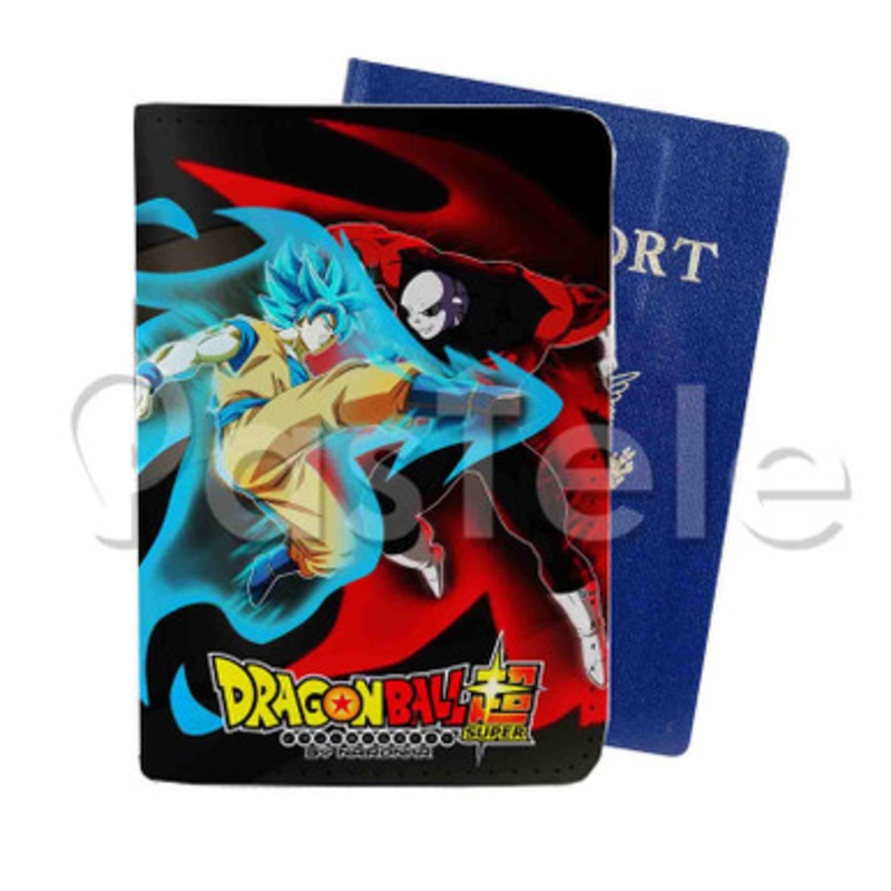 Goku vs Jiren Dragon Ball Super Custom PU Leather Passport Travel Baggage Tag Cover