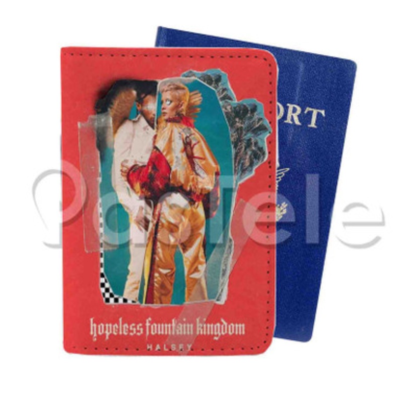 Halsey Walls Could Talk Custom PU Leather Passport Travel Baggage Tag Cover