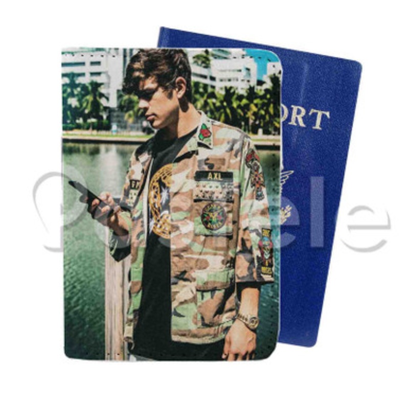 Hayes Grier Custom PU Leather Passport Travel Baggage Tag Cover
