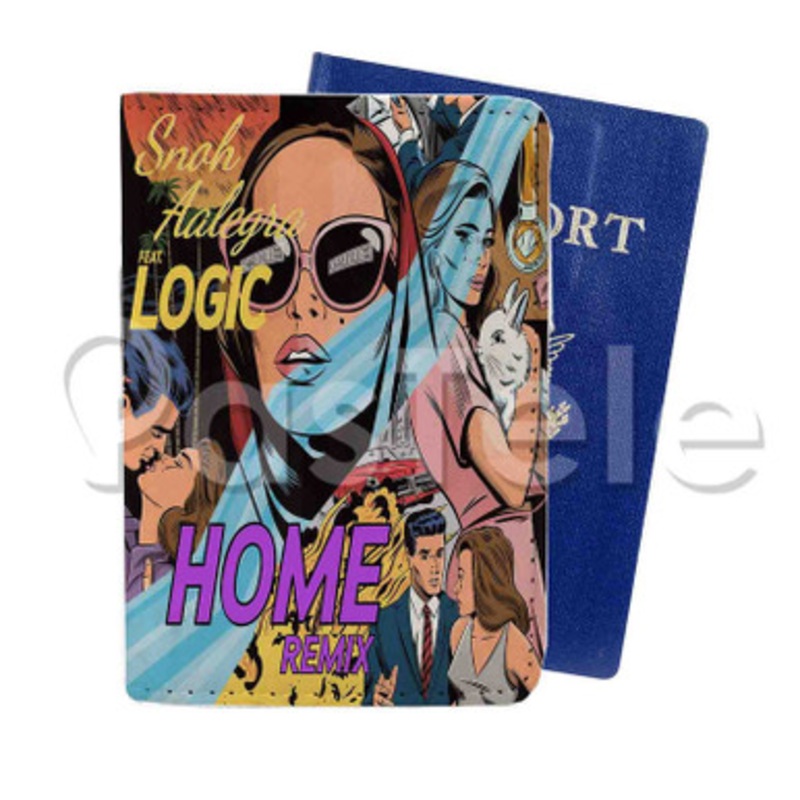Home Snoh Aalegra Feat Logic Custom PU Leather Passport Travel Baggage Tag Cover