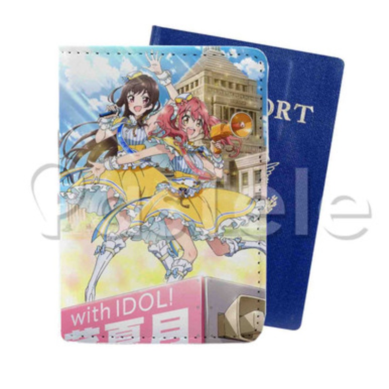 Idol Incidents Custom PU Leather Passport Travel Baggage Cover