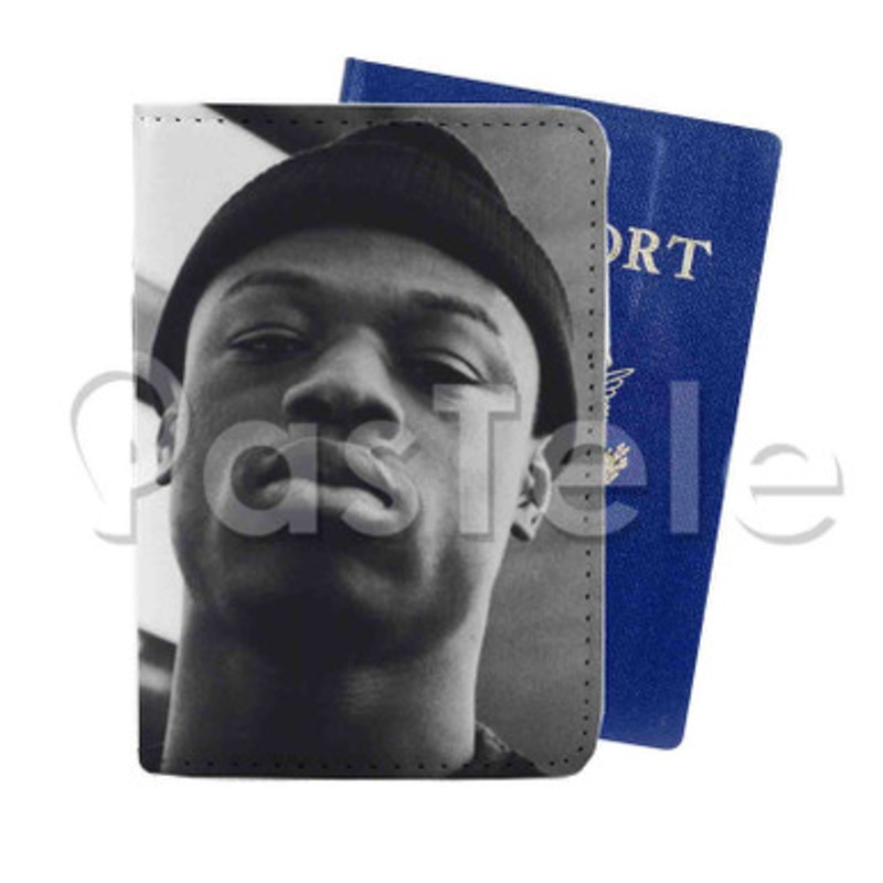 J Hus Custom PU Leather Passport Travel Baggage Tag Cover