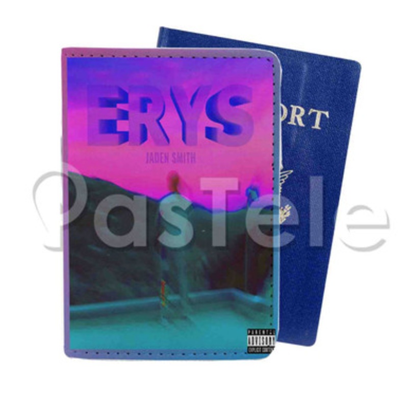 Jaden Smith Erys Custom PU Leather Passport Travel Baggage Cover