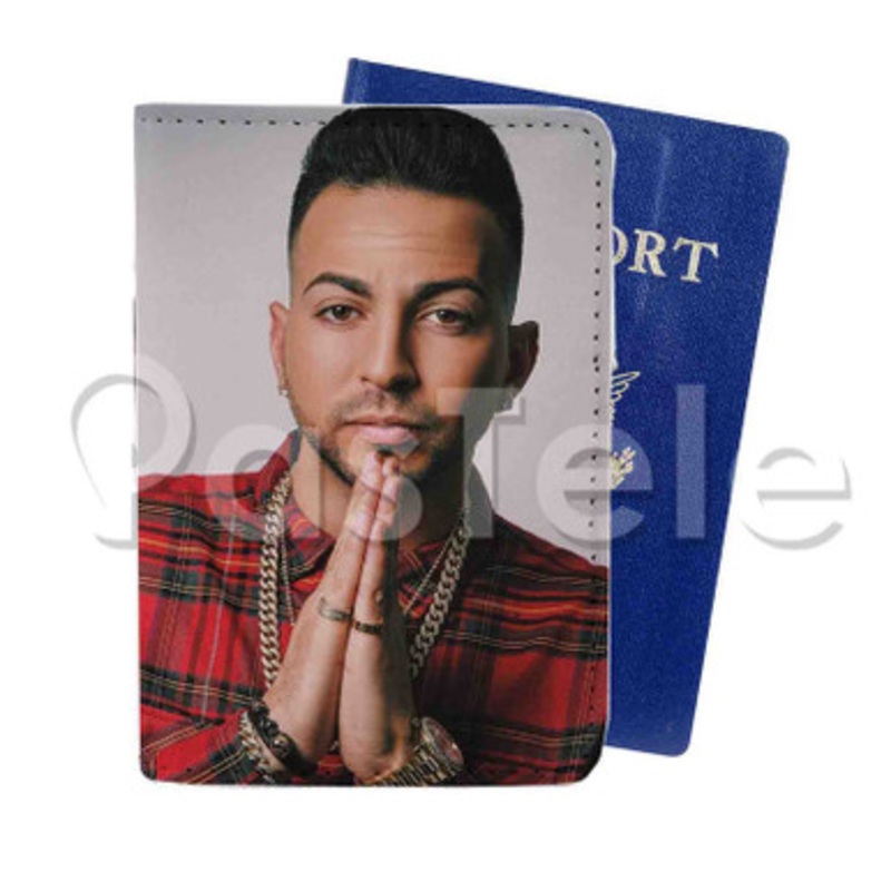 Justin Quiles Custom PU Leather Passport Travel Baggage Tag Cover