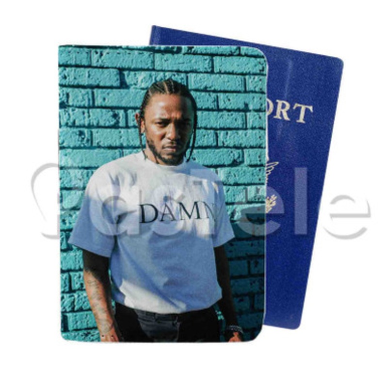Kendrick Lamar Damn Custom PU Leather Passport Travel Baggage Tag Cover
