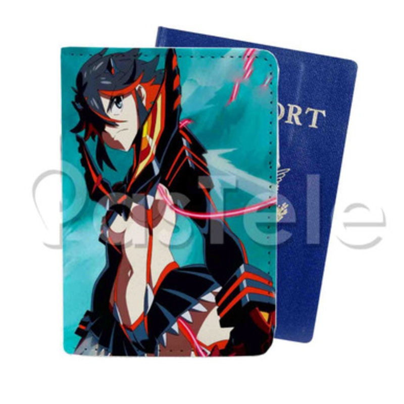 Kill la Kill Custom PU Leather Passport Travel Baggage Cover