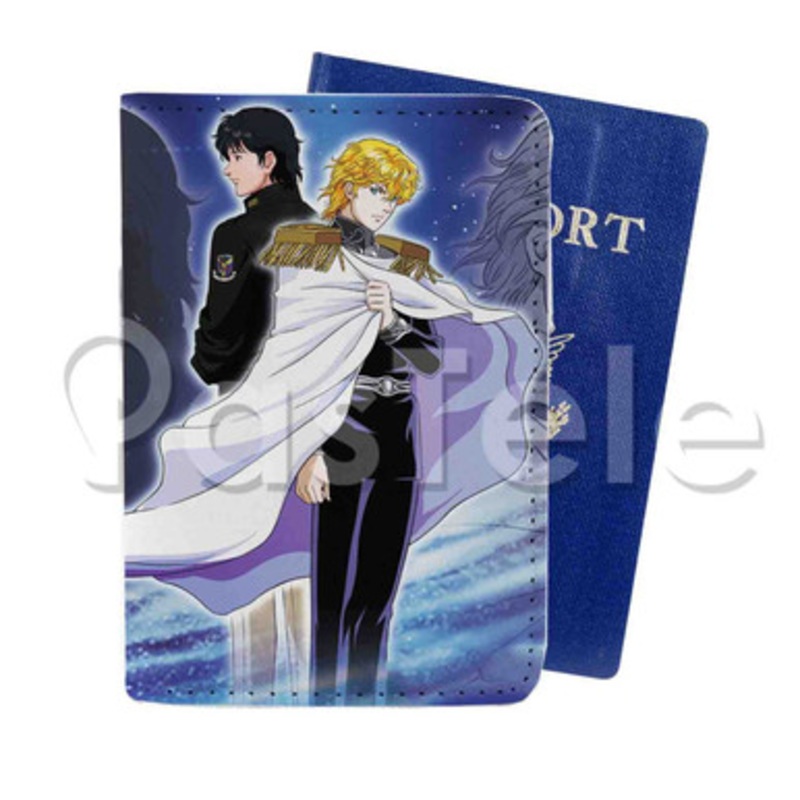 Legend of the Galactic Heroes Custom PU Leather Passport Travel Baggage Cover