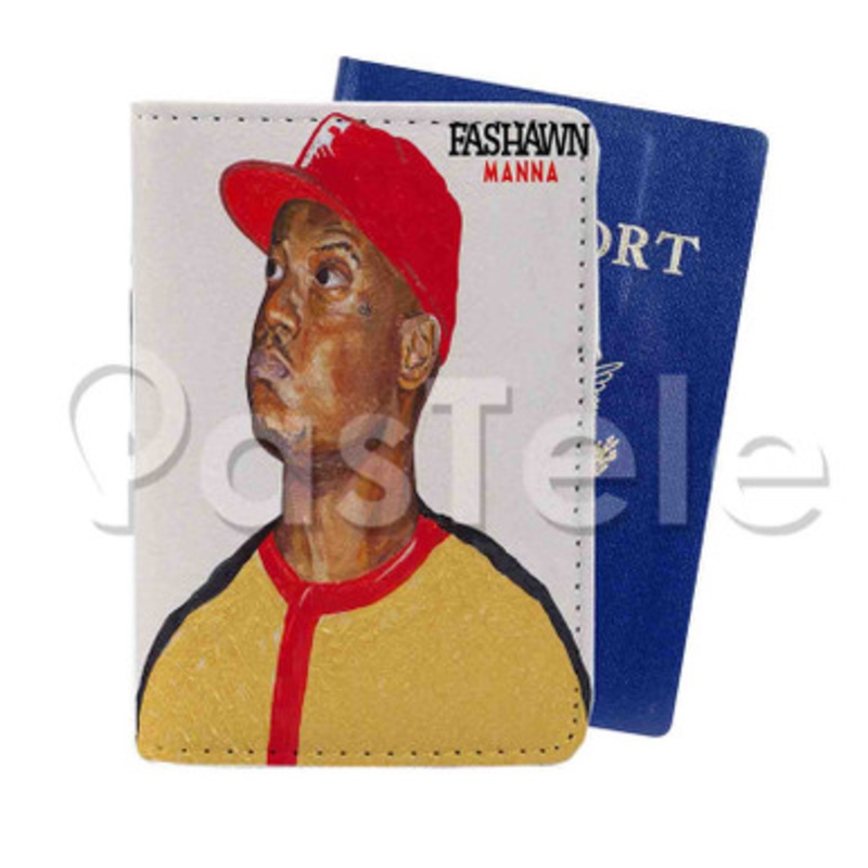 Manna Fashawn Custom PU Leather Passport Travel Baggage Tag Cover