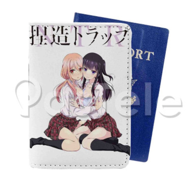 Netsuzou Trap NTR Custom PU Leather Passport Travel Baggage Tag Cover