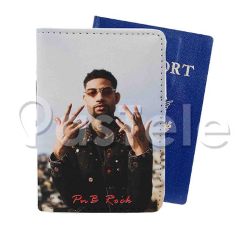 Pn B Rock Custom PU Leather Passport Travel Baggage Tag Cover