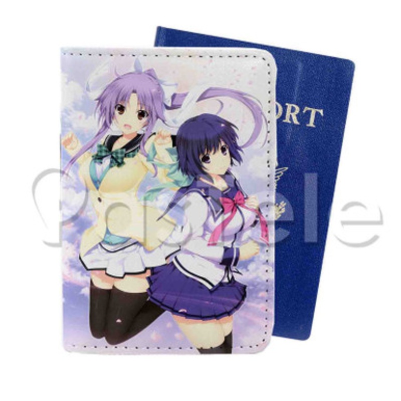 Pretty x Cation 2 The Animation Custom PU Leather Passport Travel Baggage Tag Cover