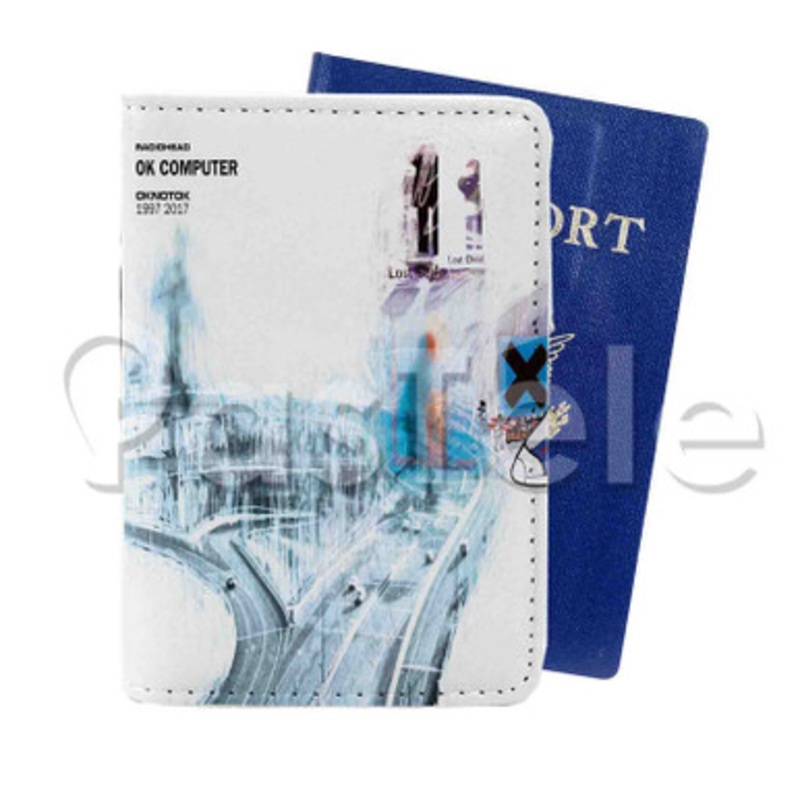 Radiohead I Promise Custom PU Leather Passport Travel Baggage Tag Cover