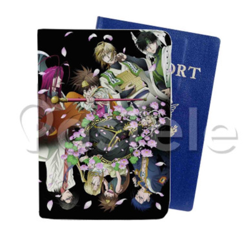 Saiyuki Reload Blast Custom PU Leather Passport Travel Baggage Tag Cover