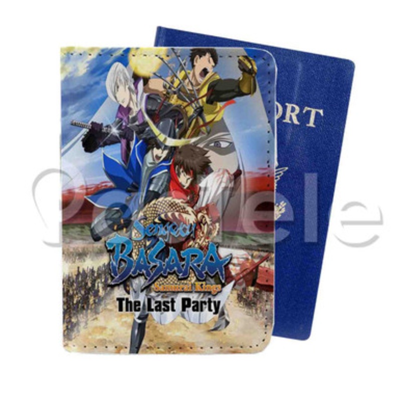 Sengoku Basara Samurai Kings The Last Party Custom PU Leather Passport Travel Baggage Cover