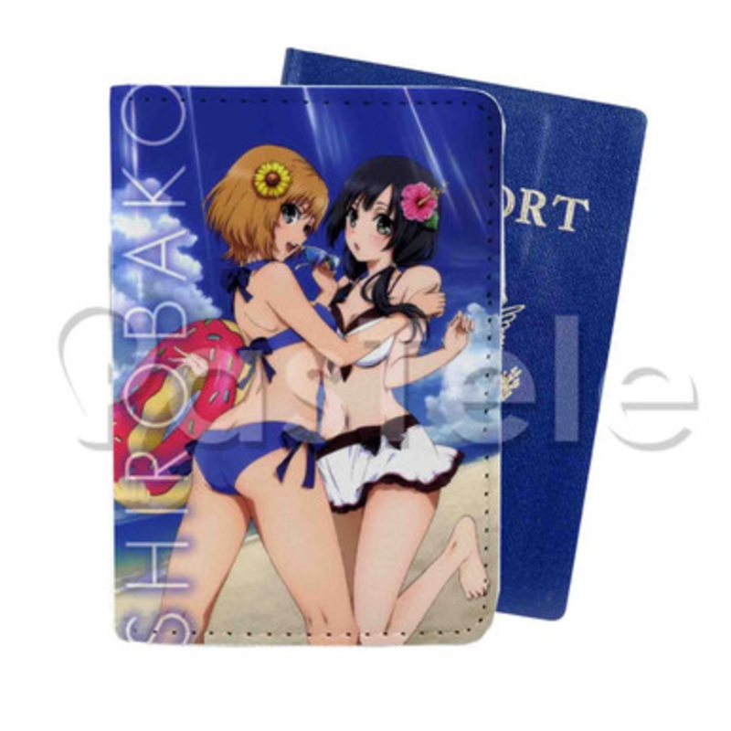 Sexy Shirobako Custom PU Leather Passport Travel Baggage Cover