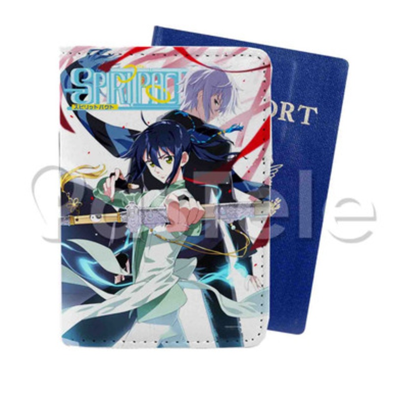 Spiritpact Custom PU Leather Passport Travel Baggage Cover