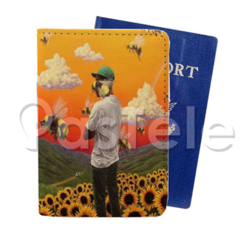 Tyler The Creator Boredom Custom PU Leather Passport Travel Baggage Tag Cover