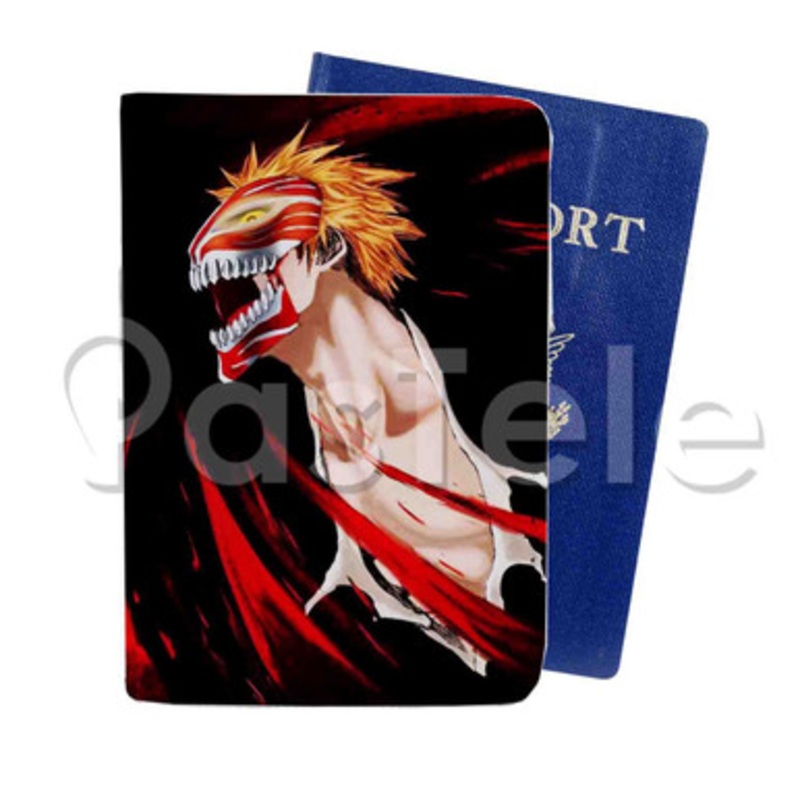 Bleach Custom PU Leather Passport Travel Baggage Cover