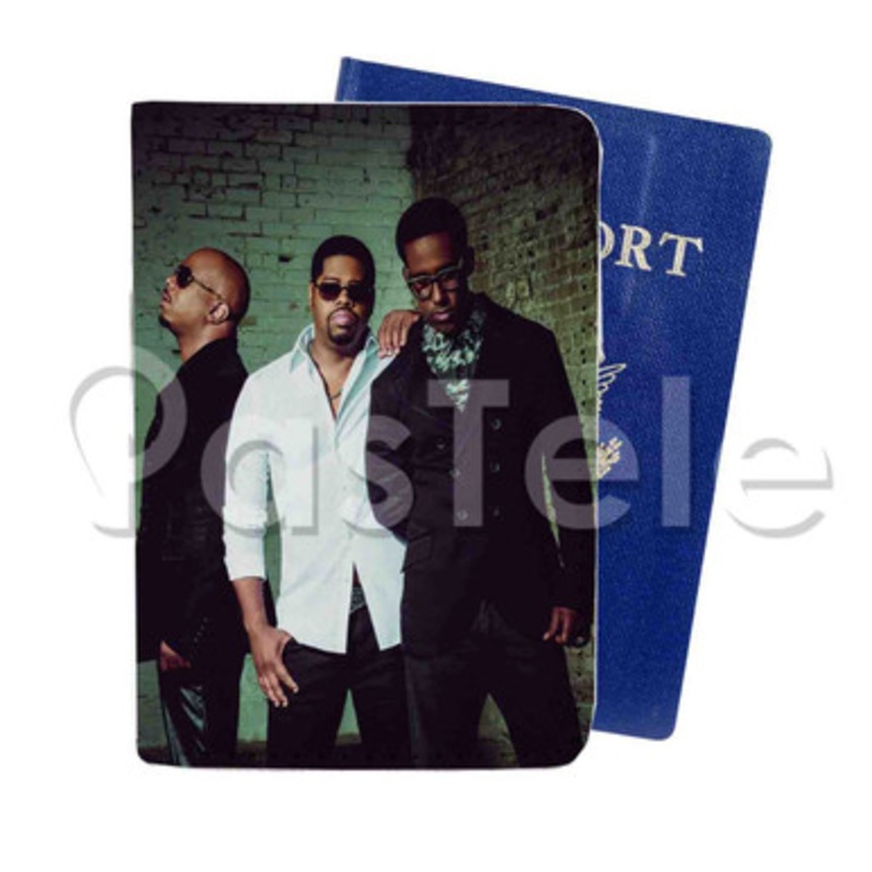 Boyz II Men Custom PU Leather Passport Travel Baggage Cover