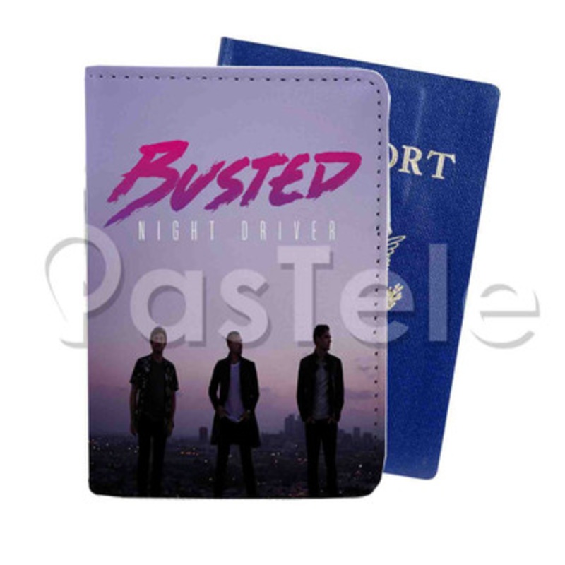 Busted Night Driver Custom PU Leather Passport Travel Baggage Cover