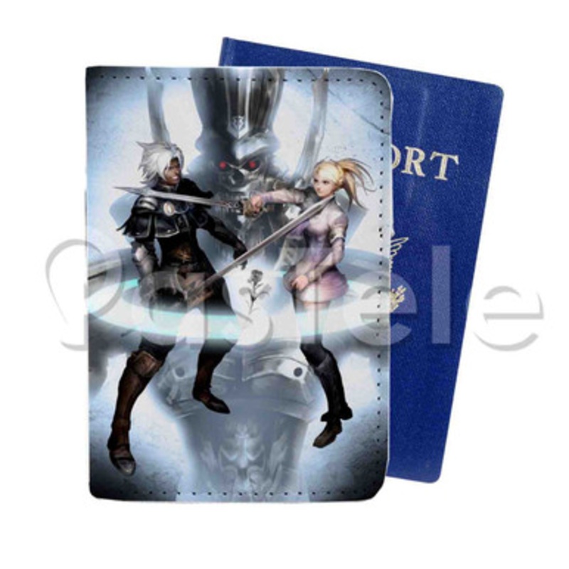 Chaos Rings Custom PU Leather Passport Travel Baggage Cover