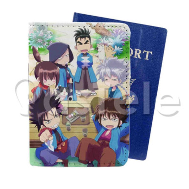 Chiruran Nibun no Ichi Custom PU Leather Passport Travel Baggage Cover