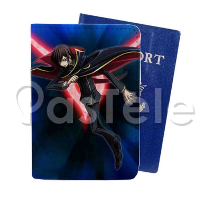 Code Geass Fukkatsu no Lelouch Custom PU Leather Passport Travel Baggage Cover