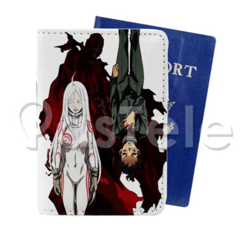 Deadman Wonderland Custom PU Leather Passport Travel Baggage Cover