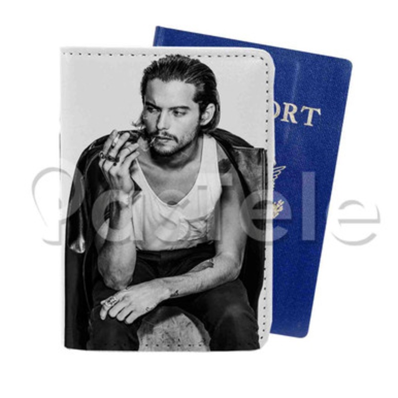 Dylan Rieder Custom PU Leather Passport Travel Baggage Cover