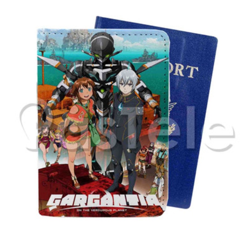 Gargantia on the Verdurous Planet Custom PU Leather Passport Travel Baggage Cover