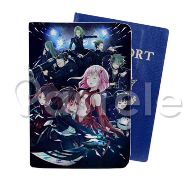 Guilty Crown Custom PU Leather Passport Travel Baggage Cover