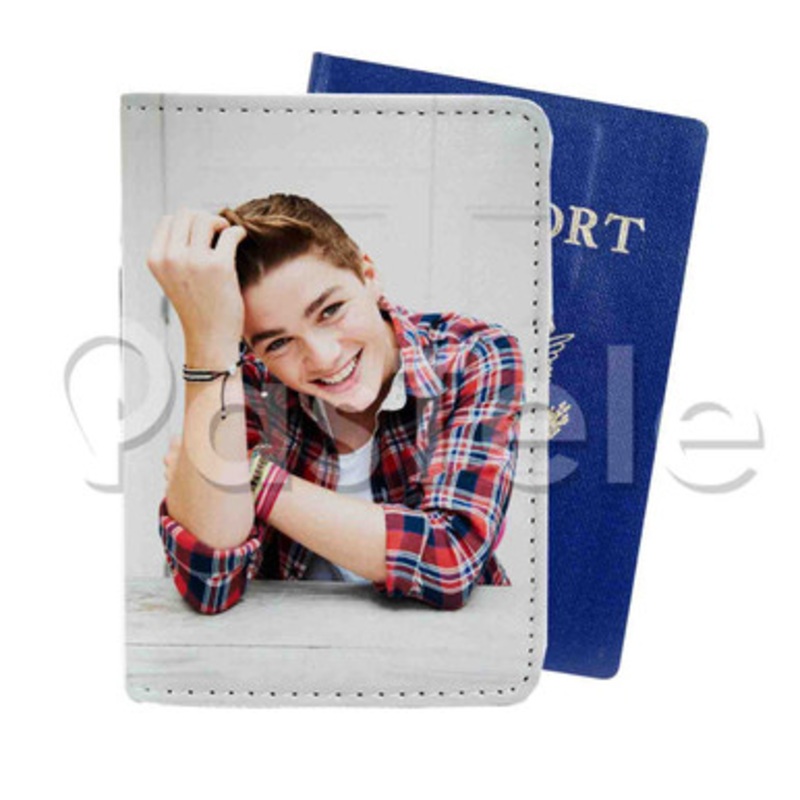 Jacksgap Custom PU Leather Passport Travel Baggage Cover