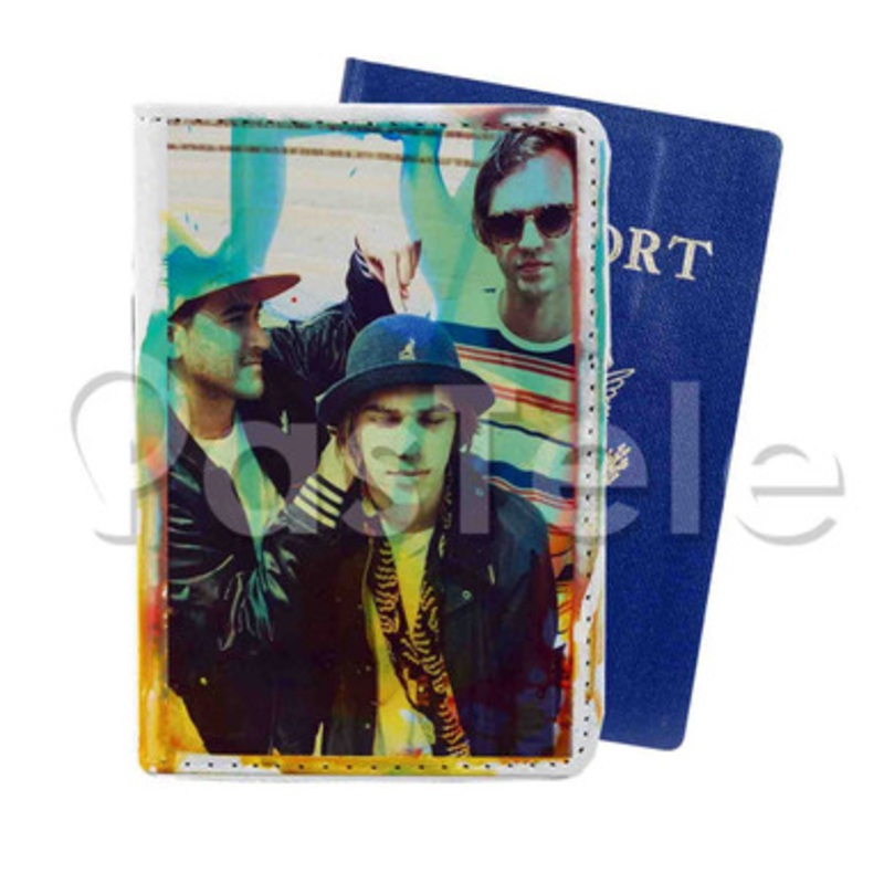 Jagwar Ma Custom PU Leather Passport Travel Baggage Cover