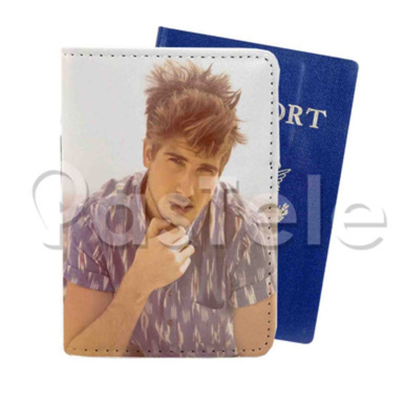 Joey Graceffa Custom PU Leather Passport Travel Baggage Cover