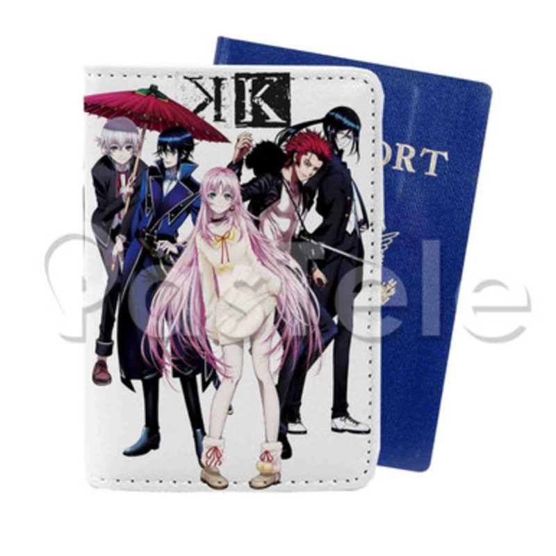 K Anime Custom PU Leather Passport Travel Baggage Cover