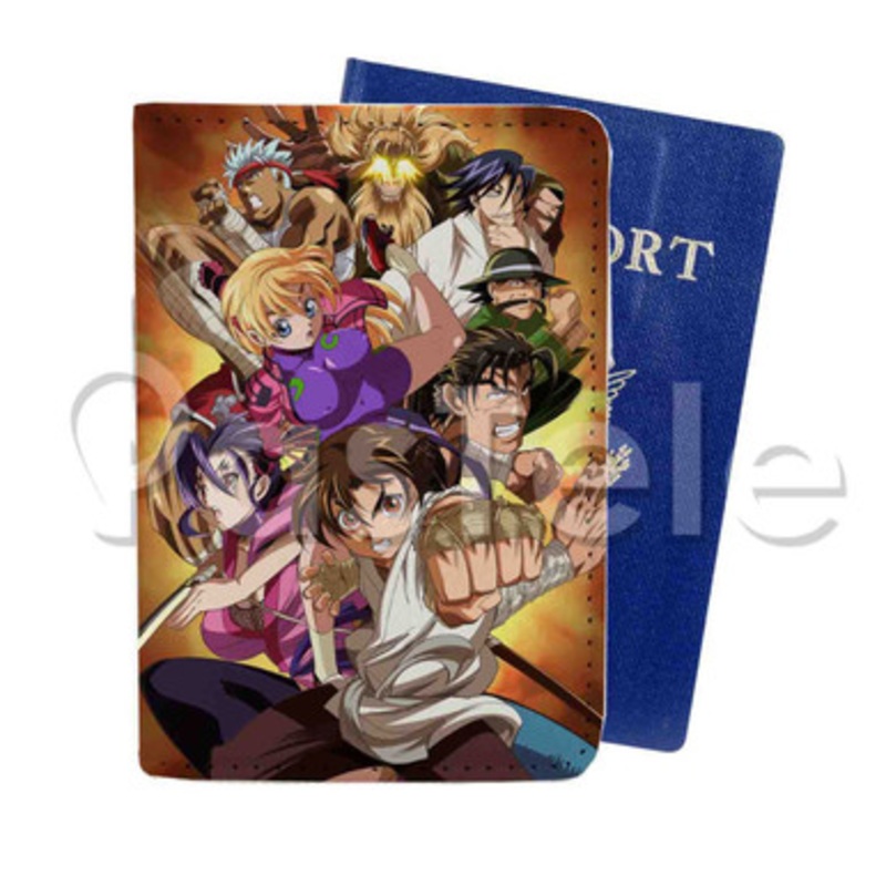 Kenichi The Mightiest Disciple Custom PU Leather Passport Travel Baggage Cover
