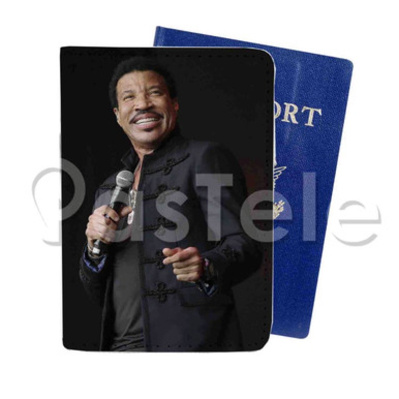 Lionel Richie Custom PU Leather Passport Travel Baggage Cover