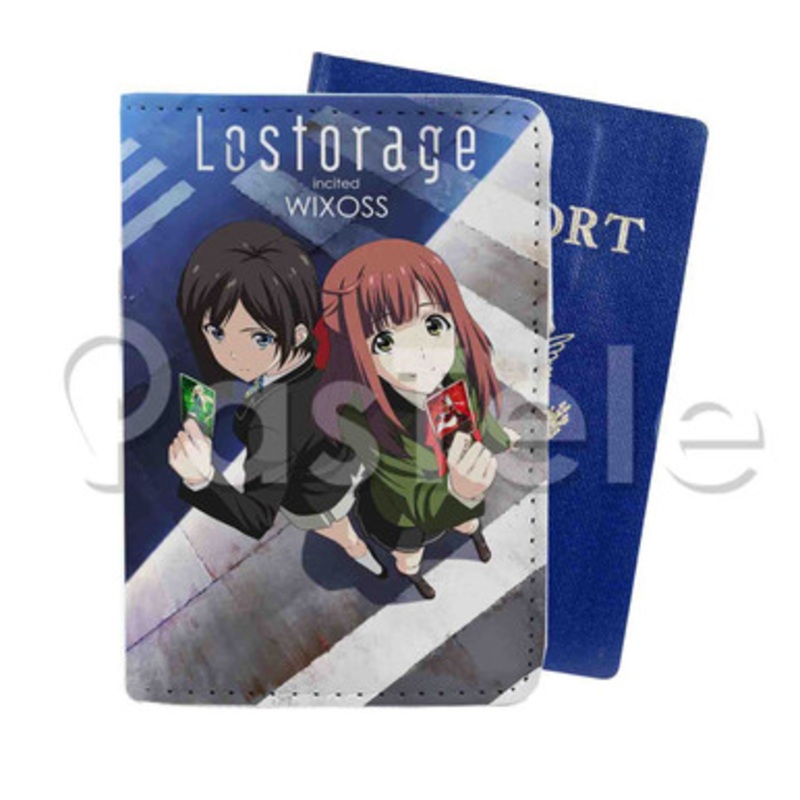 Lostorage Incited WIXOSS Custom PU Leather Passport Travel Baggage Cover